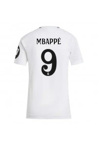 Real Madrid Kylian Mbappe #9 Fotballdrakt Hjemme Klær Dame 2024-25 Korte ermer